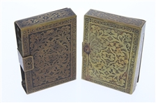 Two Classic Woman Golfer Playing Card Holders - Roth Collection