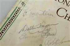 Bobby Jones Signed 1928 US Amateur at Brae Burn CC Program - Rare JSA FULL #Z54632