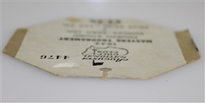 1942 Masters Sunday Ticket Signed by Bobby Jones, Craig Wood, Hogan, & Nelson JSA ALOA