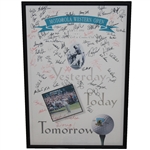 1996 Western Open Poster Signed by Various PGA Stars Watson, Couples, Daly, & more JSA ALOA