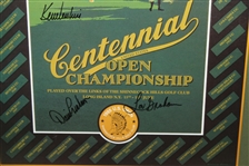 1995 Centennial US Open Poster Multi-Signed by Champs Palmer, Player, & others JSA ALOA