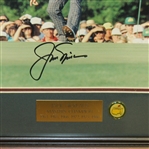 Jack Nicklaus Signed Masters Shot Display - Framed JSA ALOA