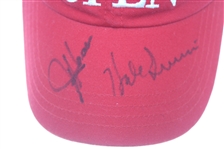 Arnold Palmer, Hale Irwin, and Jay Haas Signed 2004 US Senior Open Hat JSA ALOA