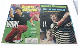 Five Signed Sports Illustrated Magazines - Trevino, Zoeller, Woosnam, Graham, and Simpson JSA ALOA