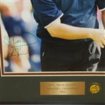 Ian Woosnam Signed Masters Shot Display with Notation - Framed JSA ALOA