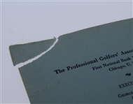 1935 Tournament and Player Record Book Published by the PGA