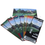 Geoff Ogilvy Signed 2006 US Open at Winged Foot Ticket Set and Info Guide - 9 Signatures JSA ALOA