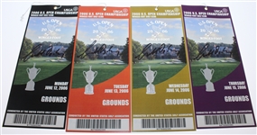 Geoff Ogilvy Signed 2006 US Open at Winged Foot Ticket Set and Info Guide - 9 Signatures JSA ALOA