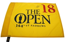 2015 Open Championship Flag Signed by Henrik Stenson JSA ALOA