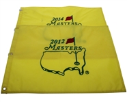 2012 and 2014 Masters Tournament Embroidered Flags - Bubba Watson Wins