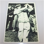 Ben Hogan Post Swing @ 1953 British Open B&W Matted Photo from Tom McKenna