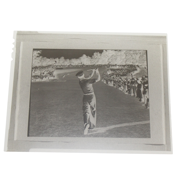 Ben Hogans Response "The Shot Was Made With A One Iron" & Crystal Clear Negative From 1950 U.S. Open JSA ALOA