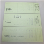 Three Ben Hogan Signed Hogan Oil Co. Checks JSA ALOA