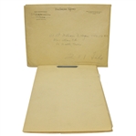 Ben Hogans Official Military Discharge Papers with Original Envelope