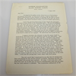 Three Letters to Ben Hogan - General Gruenther, Colonel Evans, and General Norstad JSA ALOA