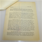 Three Letters to Ben Hogan - General Gruenther, Colonel Evans, and General Norstad JSA ALOA