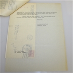 Three Letters to Ben Hogan - General Gruenther, Colonel Evans, and General Norstad JSA ALOA