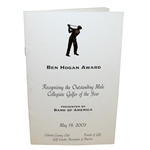 2003 Ben Hogan Award Program