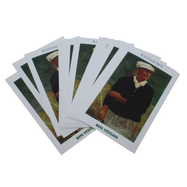 19 Ben Hogan 1992 Golfs Greatest Golf Cards-Bart Forbes Artwork