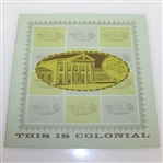  Ben Hogans Personal 1965 This is Colonial Advertising Booklet-Depicts Hogan Trophy Room