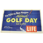 1952 Its You vs. Ben Hogan National Golf Day Large Poster