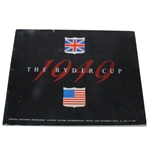 1949 Ryder Cup Program Signed by Robert Hudson and Lord Wardington JSA ALOA