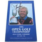 Nick Price Signed 1994 Open Championship at Turnberry Program JSA ALOA