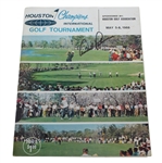 Arnold Palmer Signed 1966 Houston Champions Tournament Program JSA ALOA