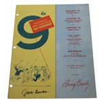 Jack Burke Signed 1950 Bing Crosby National Pro-Am Golf Championship Program JSA ALOA