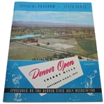 1947 Denver Open at Cherry Hills Program - Lew Worsham Win