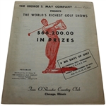 1949 World Championship of Golf at Tam OShanter Program - Johnny Palmer Win
