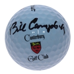 Bill Campbell Signed Canterbury Logo Golf Ball - Site of 1964 US Amateur Victory JSA ALOA