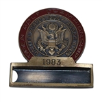1983 US Open at Oakmont Contestant Badge - Larry Nelson Win