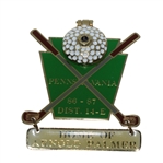 Lions Club Part of Arnies Army Arnold Palmer Metal Pocket Crest - Crossed Clubs