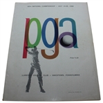 1958 PGA Championship at Llanerch Country Club Program - Dow Finsterwald Win