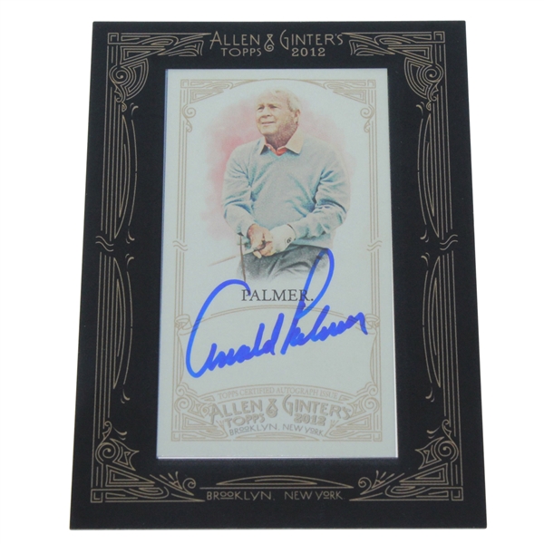 Arnold Palmer Signed Ltd Ed Topps Allen & Ginter Autograph Card JSA ALOA