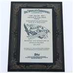 Arnold Palmer Signed Ltd Ed Topps Allen & Ginter Autograph Card JSA ALOA