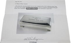 Al Geiberger's 1959 California State Open Sterling Silver Low Amateur Trophy 