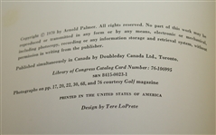 Arnold Palmer Signed 1970 'Situation Golf' Book JSA ALOA