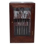 1987 Memorial Tournament Old Tom Morris & Young Tom Morris Display Gift w/Silver Clubs