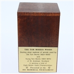 1987 Memorial Tournament Old Tom Morris & Young Tom Morris Display Gift w/Silver Clubs
