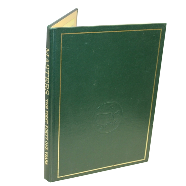 FIRST Masters Annual - 1978 "The First Forty One Years"