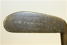 F. H. Ayres Harrison Putter - J. W. R. Initials - Roth Collection