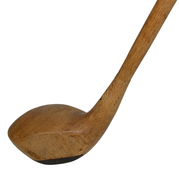 Classic Wooden Golf Club with Rams Horn Insert and Sole Plate - Roth Collection