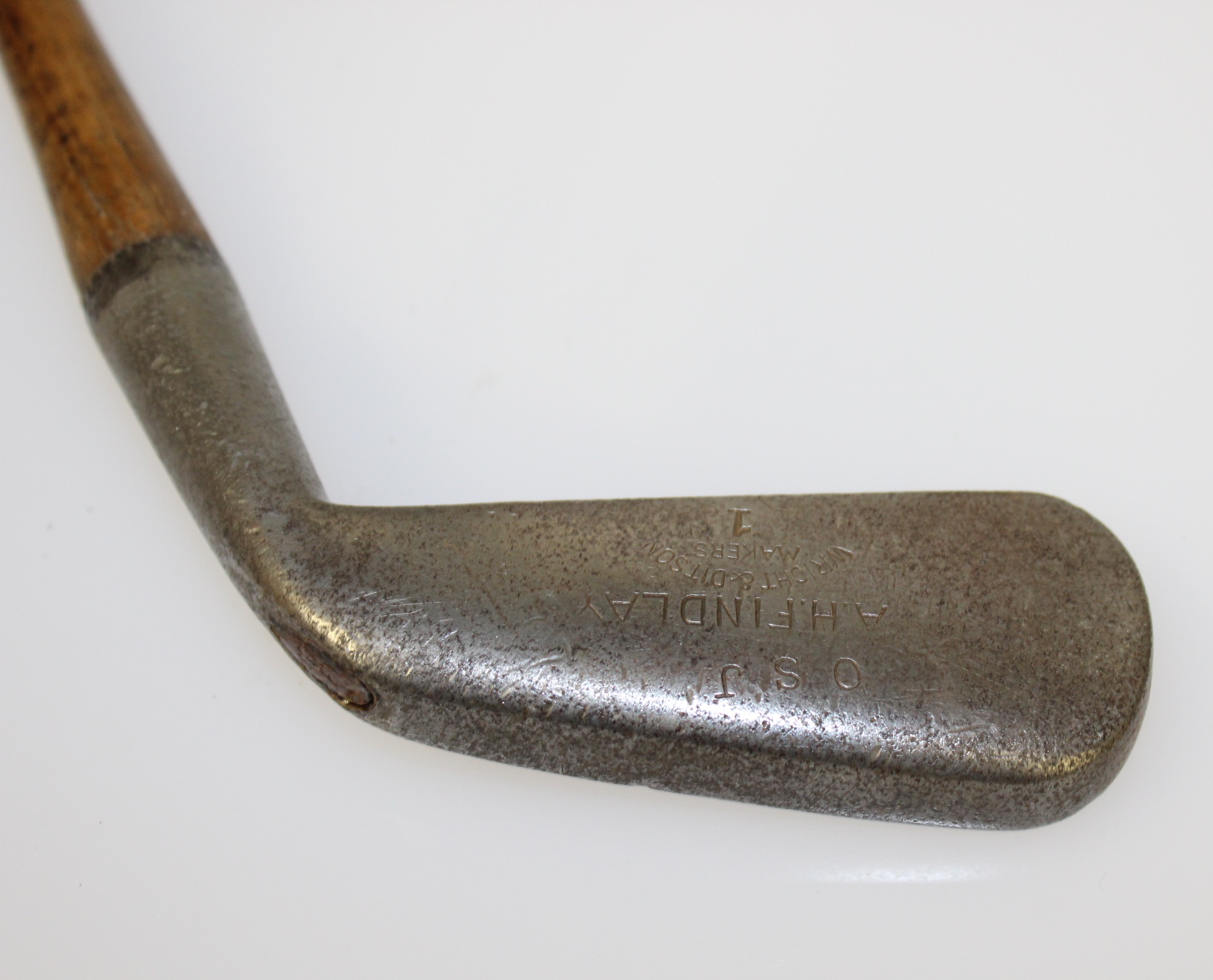 Lot Detail - A. H. Findlay Wright & Ditson Putter - O. S. J. Initials ...