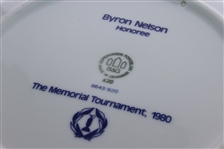 Byron Nelson 1980 Memorial Tournament Ltd Ed Porcelain Honoree Plate