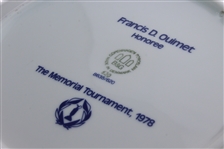 Francis Ouimet 1978 Memorial Tournament Ltd Ed Porcelain Honoree Plate