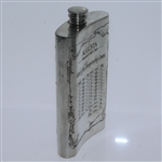 Augusta National Golf Club English Pewter Golf Flask - Great Condition with Funnel & Box