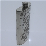 Augusta National Golf Club English Pewter Golf Flask - Great Condition with Funnel & Box
