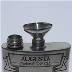 Augusta National Golf Club English Pewter Golf Flask - Great Condition with Funnel & Box